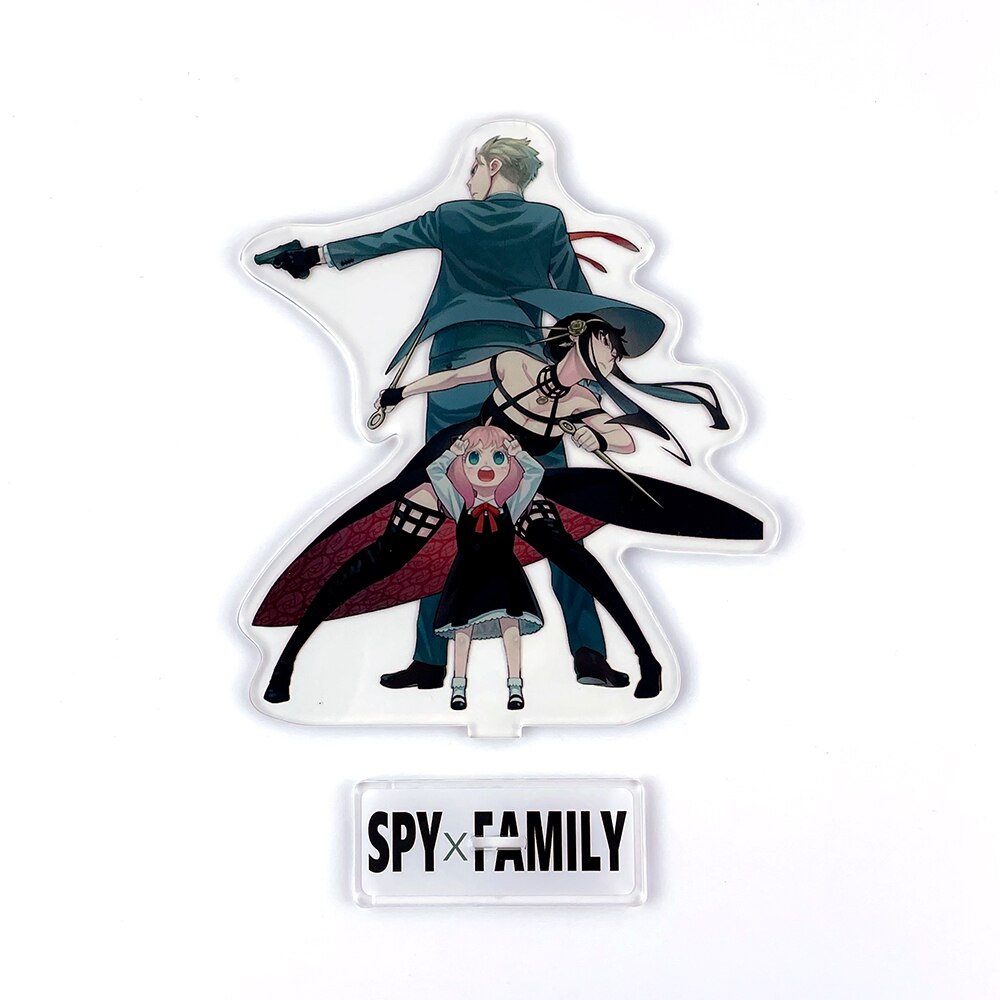 Spy X Family wilight Yor Forger Anya Forger  style acrylic stand figure model plate holder cake topper anime, everything animee