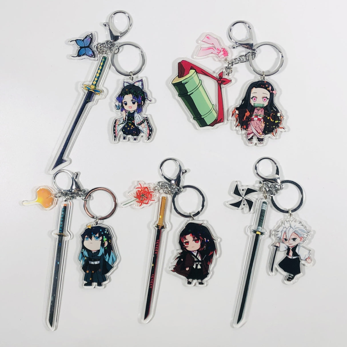 This keychains captures the magic of Demon Slayer. If you're looking for more Demon Slayer merch, we have it all! Check out our anime merch now—free shipping!