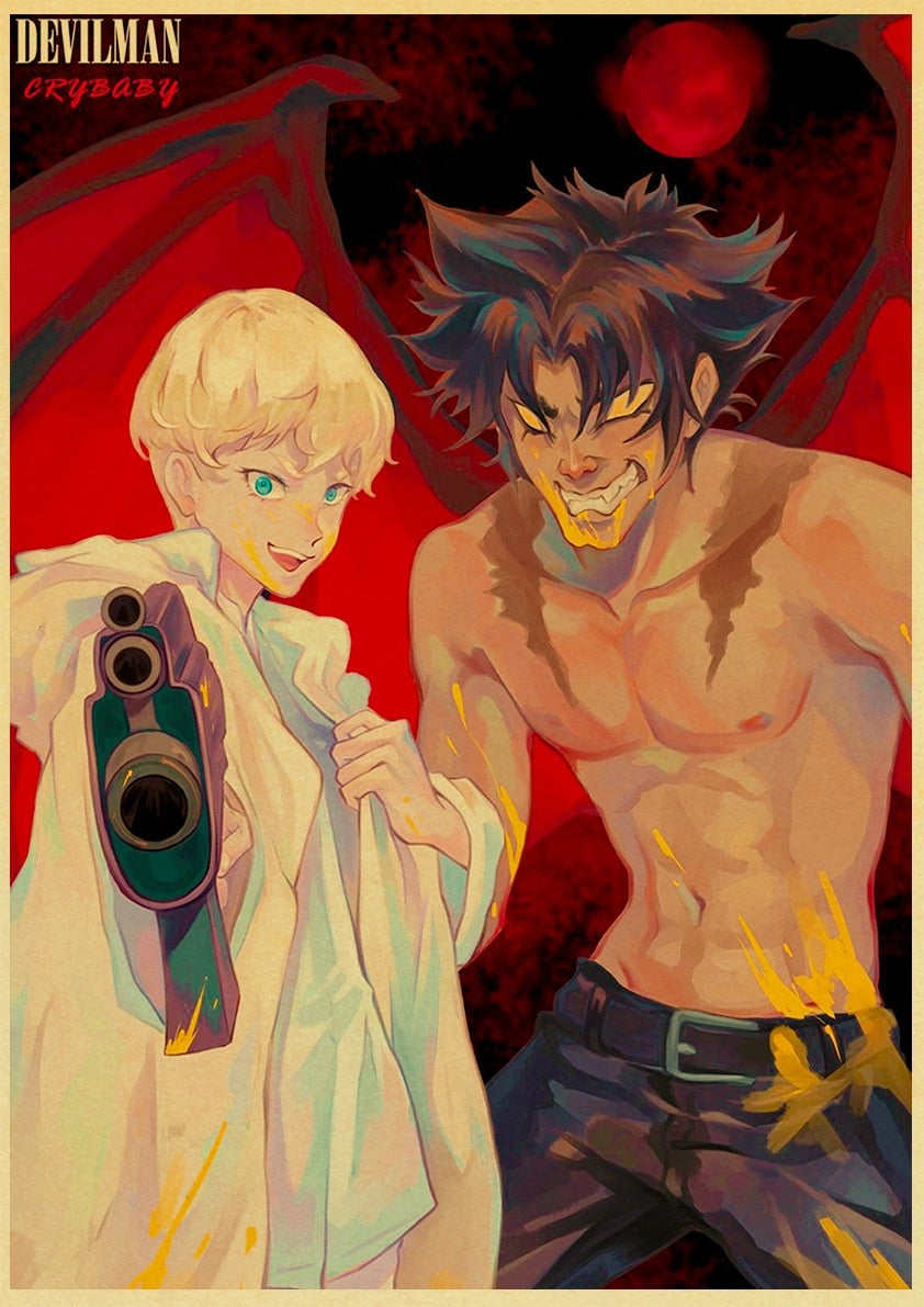 Devilman Crybaby Posters