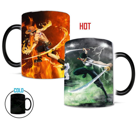 One piece color changing mugs