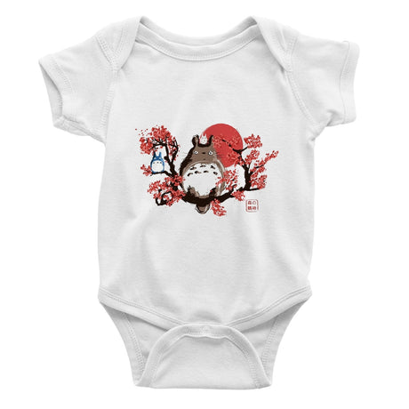 Baby Girl Boy Birth Clothes Kawaii Harajuku Totoro Print Baby Bodysuit Cute Anime Infant Onesies Summer Breathable Ropa Bebe,, everythinganimee