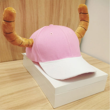 Miss Kobayashi's Dragon Maid Quetzalcoatl Lucoa Cap Cosplay Hat with dragon horns, everything animee