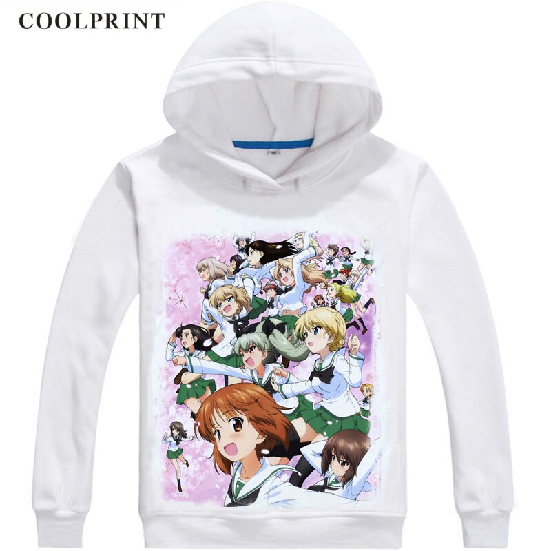 Anime Girls und Panzer Hoodies Hooded Hoodie Manga Garuzu ando Pantsa Katyusha Alice Shimada sensha-do Cosplay Sweatshirts, everythinganimee