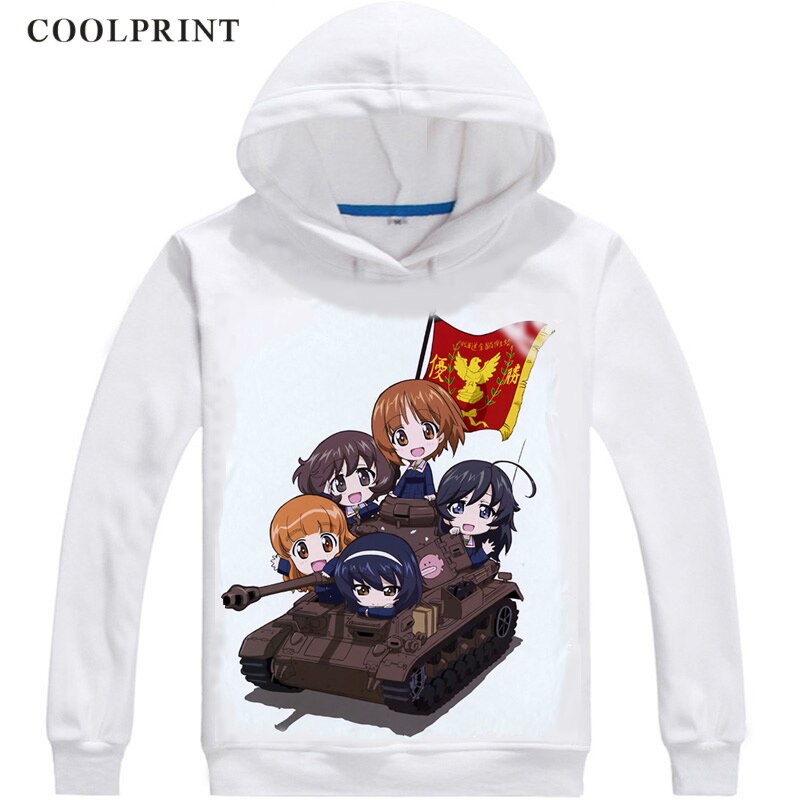 Anime Girls und Panzer Hoodies Hooded Hoodie Manga Garuzu ando Pantsa Katyusha Alice Shimada sensha-do Cosplay Sweatshirts, everythinganimee