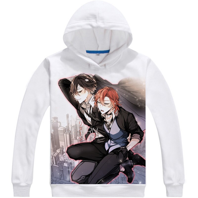 Atsushi Nakajima Osamu Dazai Mens Hoodies Bungo Stray Dogs Bungo Sutorei Doggusu Sweatshirt Streetwear Anime Hoodie Long Hooded, everythinganimee