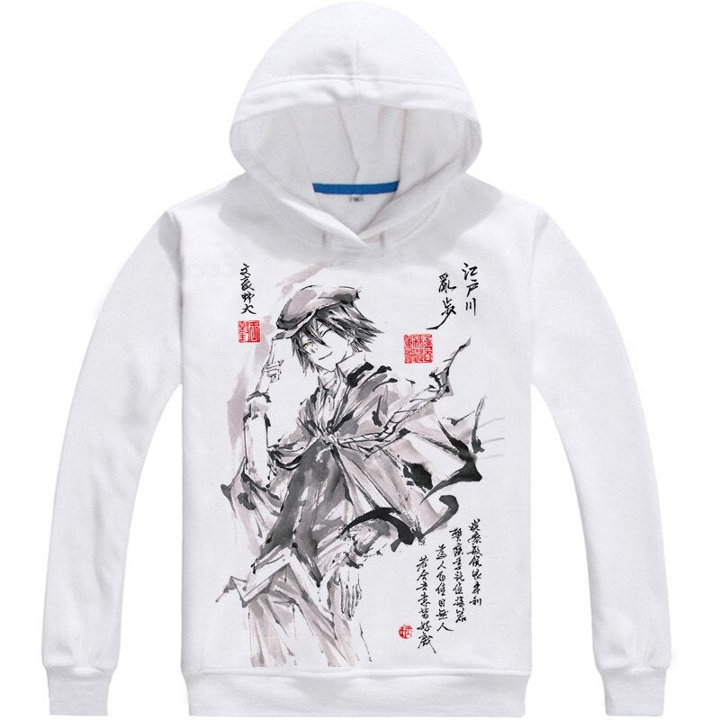 Atsushi Nakajima Osamu Dazai Mens Hoodies Bungo Stray Dogs Bungo Sutorei Doggusu Sweatshirt Streetwear Anime Hoodie Long Hooded, everythinganimee