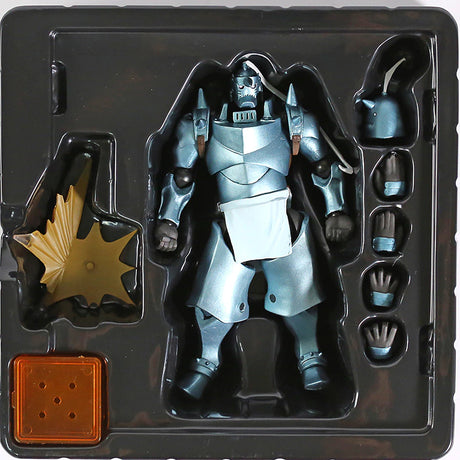 Full Metal Alchemist Alphonse Edward Elric Revoltech Yamaguchi Action Figure Collectible Model Toy, everythinganimee