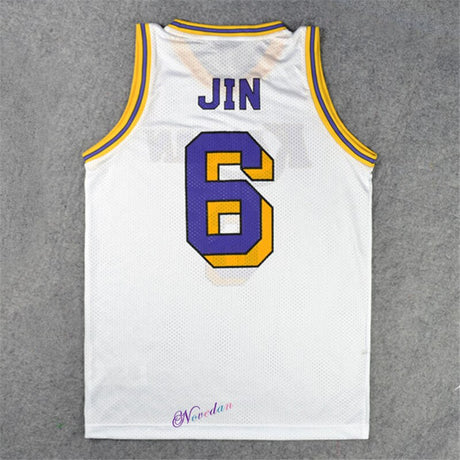 Anime SLAM Kainan School #6 Jin Soichiro #4 Maki Shinichi Cosplay Basketball Jersey Tops T Shirts Sports Wear Team Uniform, everythinganimee