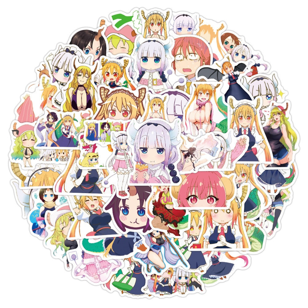 This stickers captures the magic of Kobayashi. If you're looking for more Miss Kobayashi's merch, we have it all! Check out our anime merch now—free shipping!