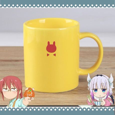 Anime Miss Kobayashi's Dragon Maid Tohru KannaKamui Ceramic Mug Cup Coffee Water Cup Fashion Drinking Cup Student Cosplay Gift, everything anime