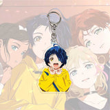 Anime New Wonder Egg Priority Ohto Ai Keychain Acrylic Keychains Pendant Key Chain Keyring Jewelry Accessories For Fans Gifts, everythinganimee