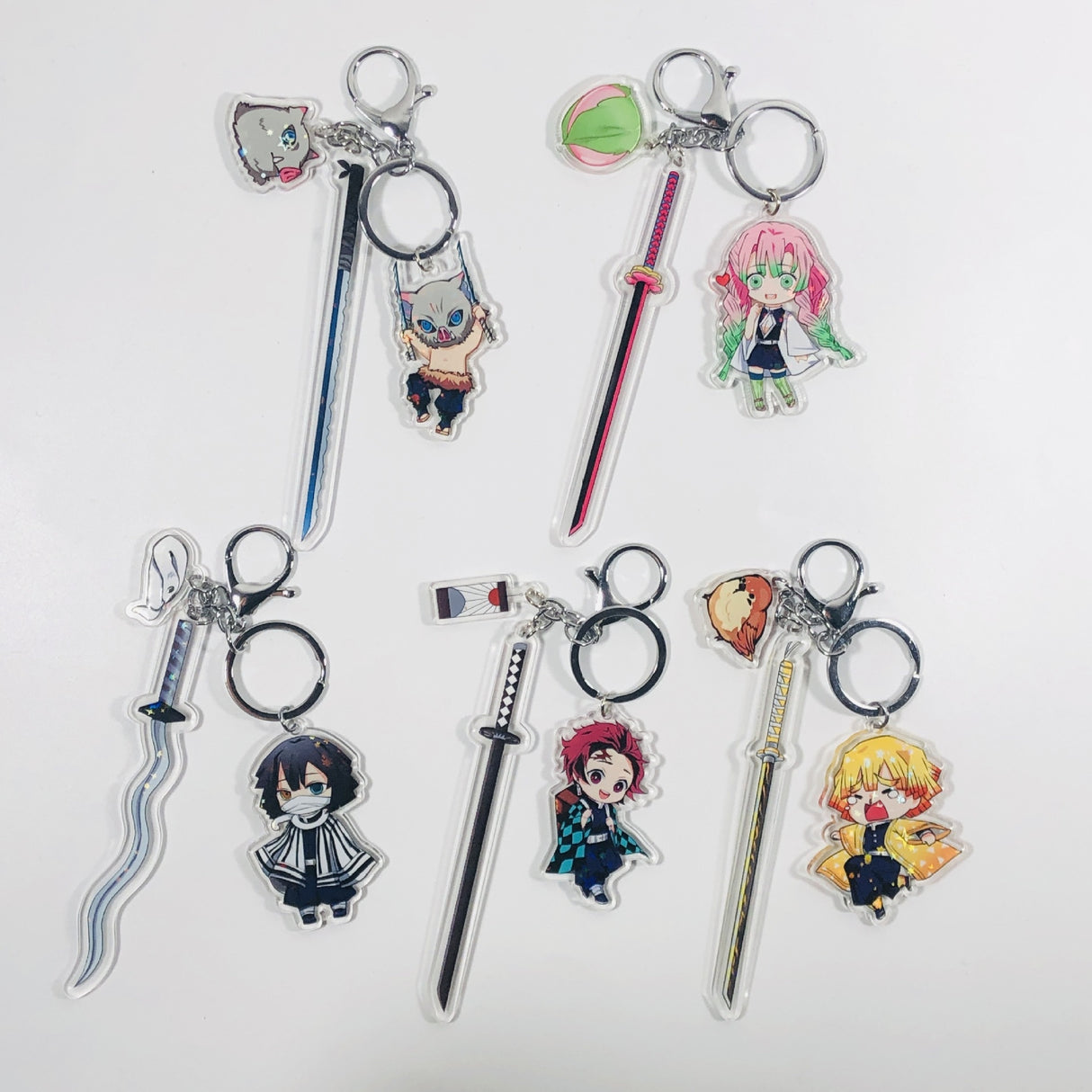 This keychains captures the magic of Demon Slayer. If you're looking for more Demon Slayer merch, we have it all! Check out our anime merch now—free shipping!
