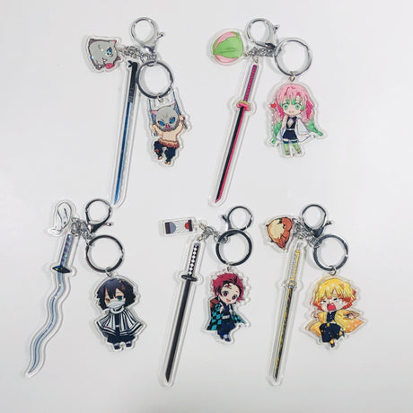 This keychains captures the magic of Demon Slayer. If you're looking for more Demon Slayer merch, we have it all! Check out our anime merch now—free shipping!