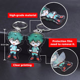 Classic Pokemon Anime Keychain Double Sided Acrylic Cute Game Key Chain Pendant Cartoon Accessories Keyring Hot Sale, everything animee