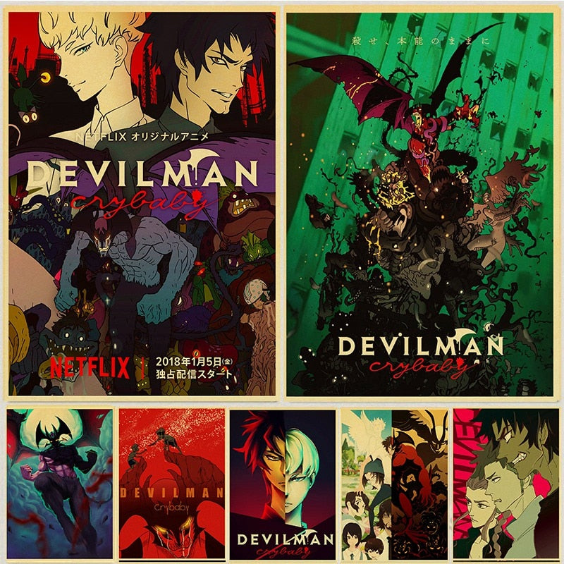 Devilman Crybaby Posters