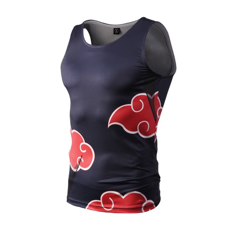 Bodybuilding 3D Printed Tank Tops Men Vest Compression Shirts Male Singlet Anime Tops&Tees Fitness Bodybuilding from Naruto and Dragon Ball Z, everything animee