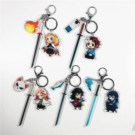 This keychains captures the magic of Demon Slayer. If you're looking for more Demon Slayer merch, we have it all! Check out our anime merch now—free shipping!