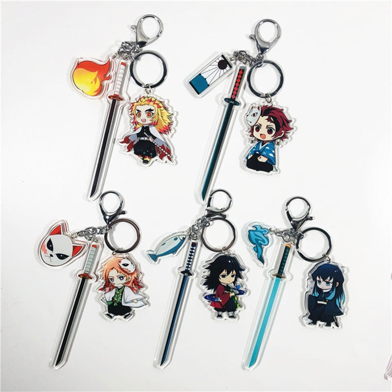 This keychains captures the magic of Demon Slayer. If you're looking for more Demon Slayer merch, we have it all! Check out our anime merch now—free shipping!