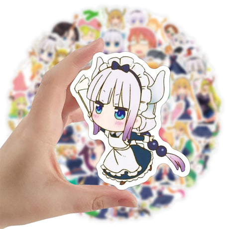 This stickers captures the magic of Kobayashi. If you're looking for more Miss Kobayashi's merch, we have it all! Check out our anime merch now—free shipping!