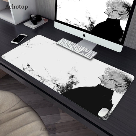 Gaming Accessories Mouse Pad Tokyo Ghoul Mousepad Anime Cartoon Large Mouse Mat Big Mause Pad Keyboard Computer Gamer Desk Mat, everything animee