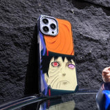 laser gradient color Narutos Obito Uchiha & Pain Phone Cases For iPhone 14 13 12 Pro Max Back Cover, everythinganimee