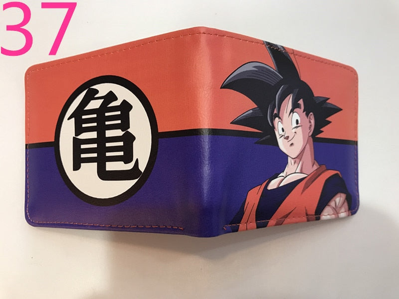 Dragon Ball PU Cartoon Wallet Personalized Fashion Collection Gifts Teenage Students Boys Girls Short Coin Purse Birthday Gift,everythinganimee