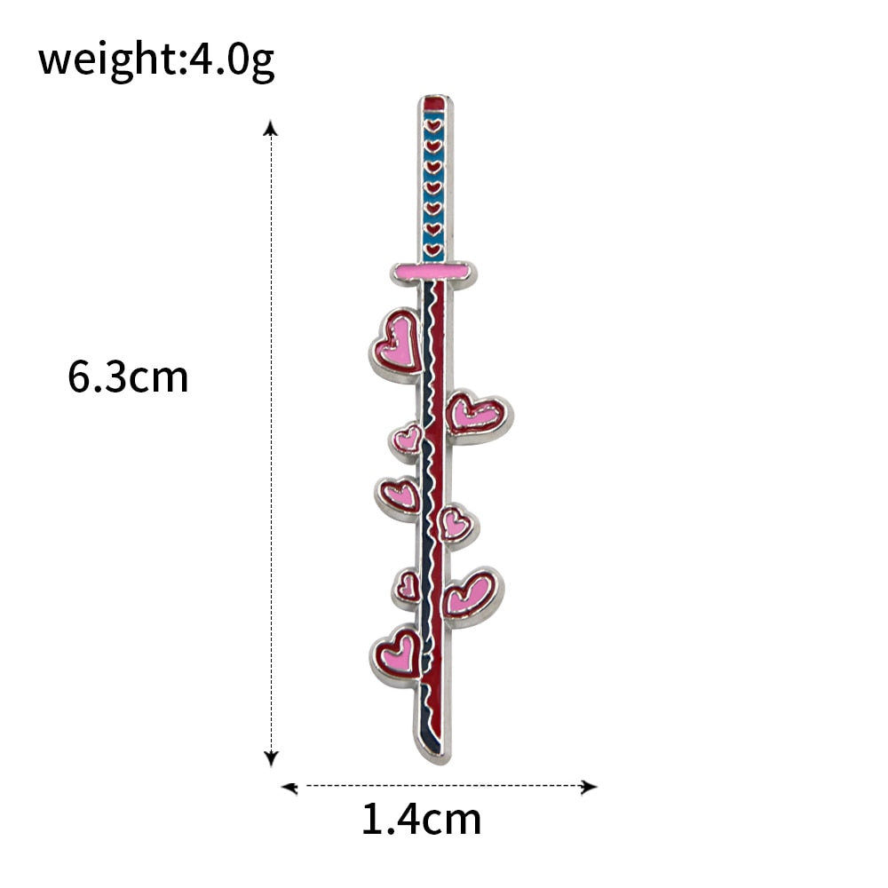 Demon Slayer Sword Keychain/Brooch