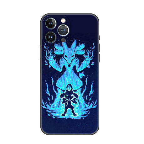 Pokemon case For Apple iPhone 14 11 13 7 12 Pro 7 XR XS Max 8 Plus 6 14Pro 13Mini Black Soft Phone Coque Pokemon all the main pokemon characters, everythinganimee