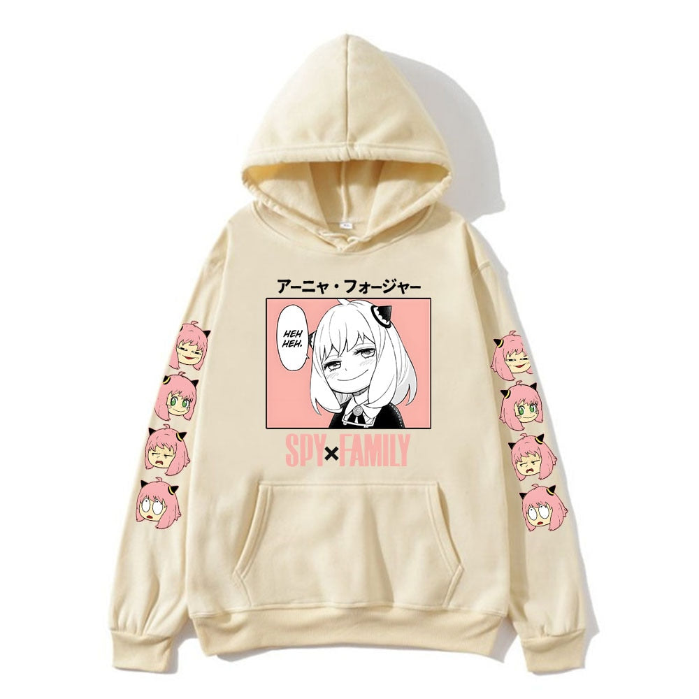 These hoodies bring the world of Anya  to life. For more Spy X Family merch, explore our anime store now—free shipping on everything!