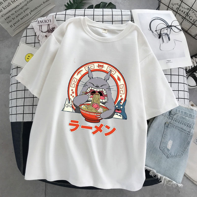 Get the ultimate Studio Ghibli vibe with our Hayao Miyazaki Totoro T-Shirt! Perfect for any anime or movie fan. Available in various sizes for women, men & Children. #StudioGhibli #Totoro #Miyazaki #AnimeFashion #HarajukuStyle"