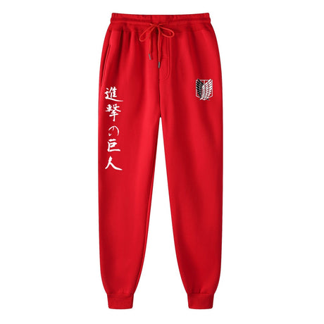 Anime Attack on Titan Printed Men's Joggers Brand Man Casual Trousers Sweatpants Fitness Workout Running Sporting Pants Clothing, everything animee