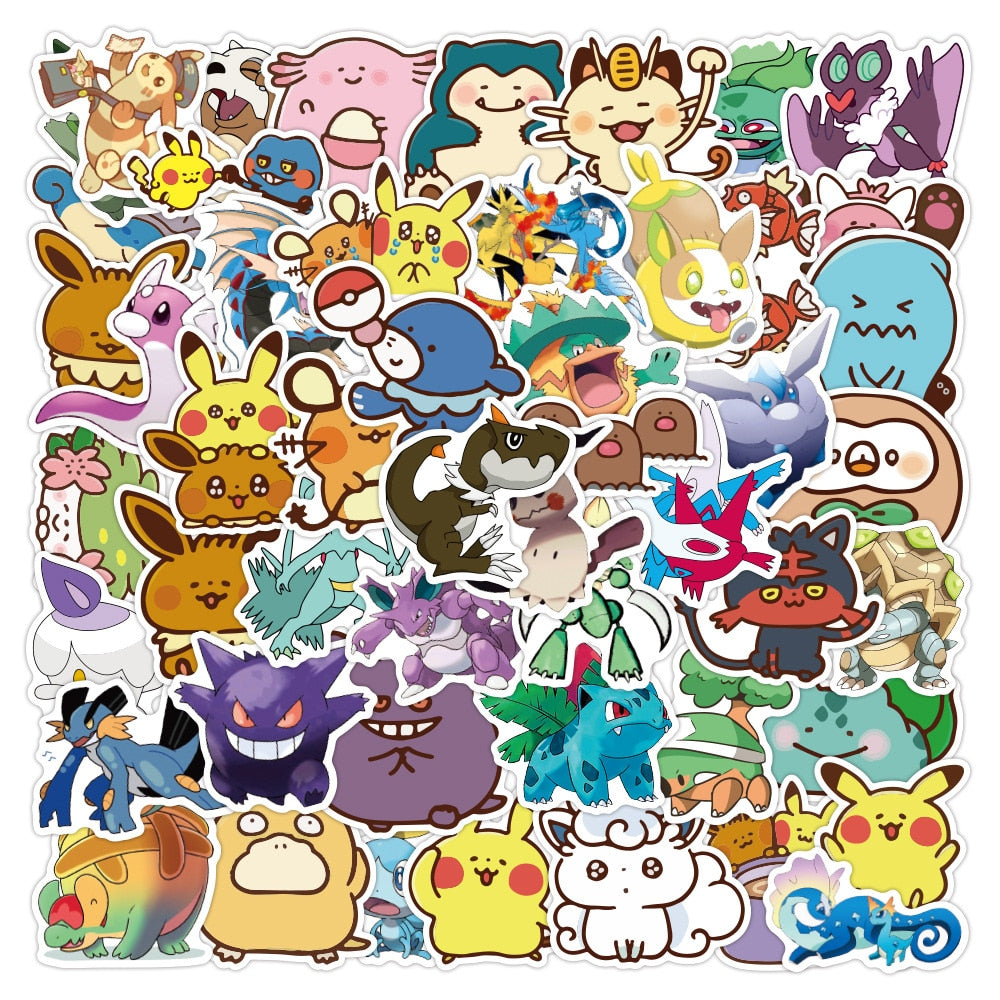 Take your favourite Pokemon around everywhere with our Pokemon Sticker |  If you are looking for Pokemon Merch, We have it all! | check out all our Anime Merch now!