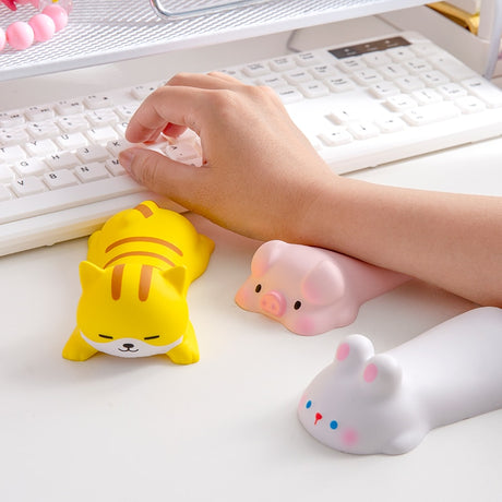 New Cute Wrist Rest Support For Mouse Pad Computer Laptop Arm Rest For Desk Ergonomic Kawaii Slow Rising Squishy Toys, everythinganimee