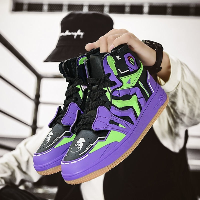This shoes captures the magic of Neon. If you're looking for more Neon Genesis Evangelion merch, we have it all! Check out our anime merch now—free shipping!