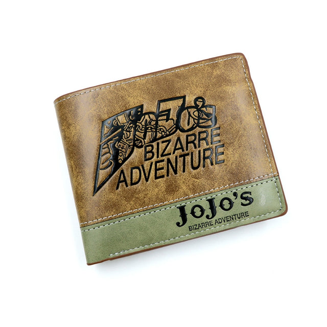 Anime Jojo bizarre adventure Mens Wallet Ouroboros Snake Sign Cartoon PU Purse, everythinganimee