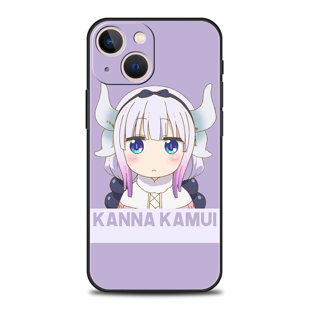 Dragon Maid Anime Funda Phone Cases For iPhone 11 12 13 14 Pro Max Mini X XR XS 7 8 Plus SE 2020 Case Luxury Soft Silicone Cover, everythinganimee