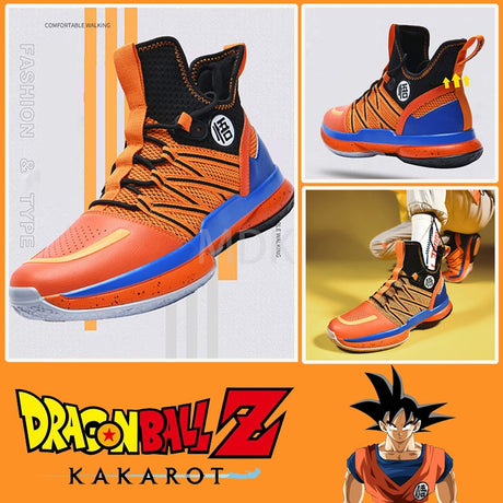 Anime Dragon Ball Son Goku Kakarotto Basketball shoes men women fashion Breathable sneakers youth student non-slip sports shoes, everythinganimee