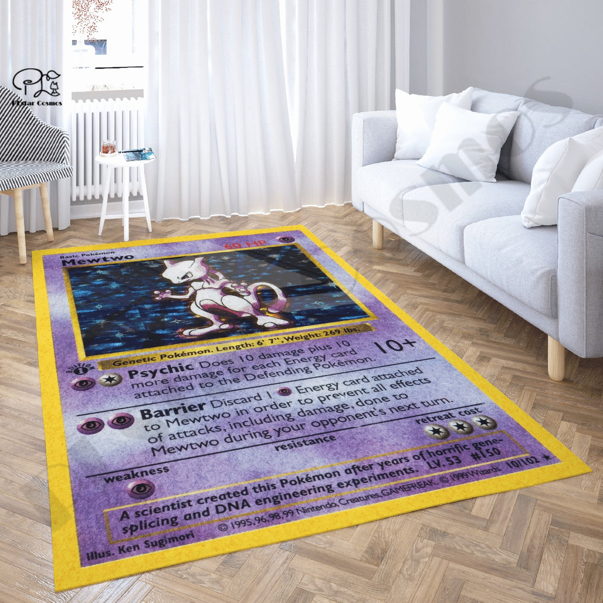 Newfashion Pokemon Anime Card Area Rug Gift 3D Printed Room Mat Floor Anti-slip Large Carpet Home Decoration Style-1, everythinganimee