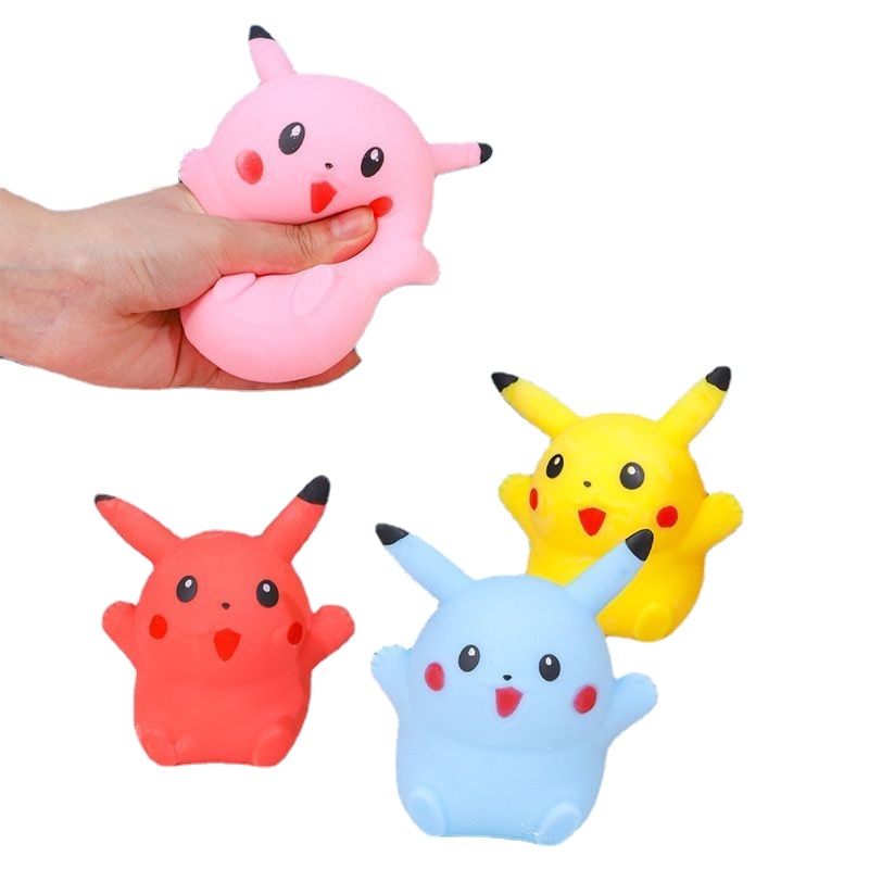 Decompress your stress into Pikachu with our cute Pikachu Stress Ball! | If you are looking for more Pokemon Merch, We have it all!| Check out all our Anime Merch now!