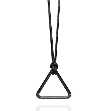 Anime Chainsaw Man Necklace Cosplay Denji Pochita Pendant Jewelry Triangular Pull Ring Prop Choker Leather Chain Accessories, everything animee