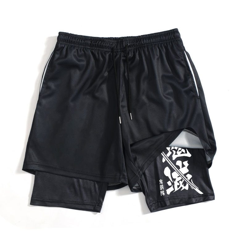 Set your heart ablaze with our Rengoku Sports Shorts  | If you are looking for Demon Slayer Merch, We have it all! | check out all our Anime Merch now!