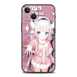 Dragon Maid Anime Funda Phone Cases For iPhone 11 12 13 14 Pro Max Mini X XR XS 7 8 Plus SE 2020 Case Luxury Soft Silicone Cover, everythinganimee