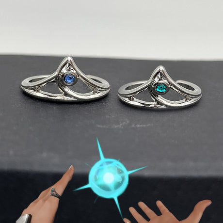 Game Valorant Ring Sage Cosplay Unisex Adjustable Opening Player Zircon Couple Rings Accessories Jewelry Gifts, everythinganimee