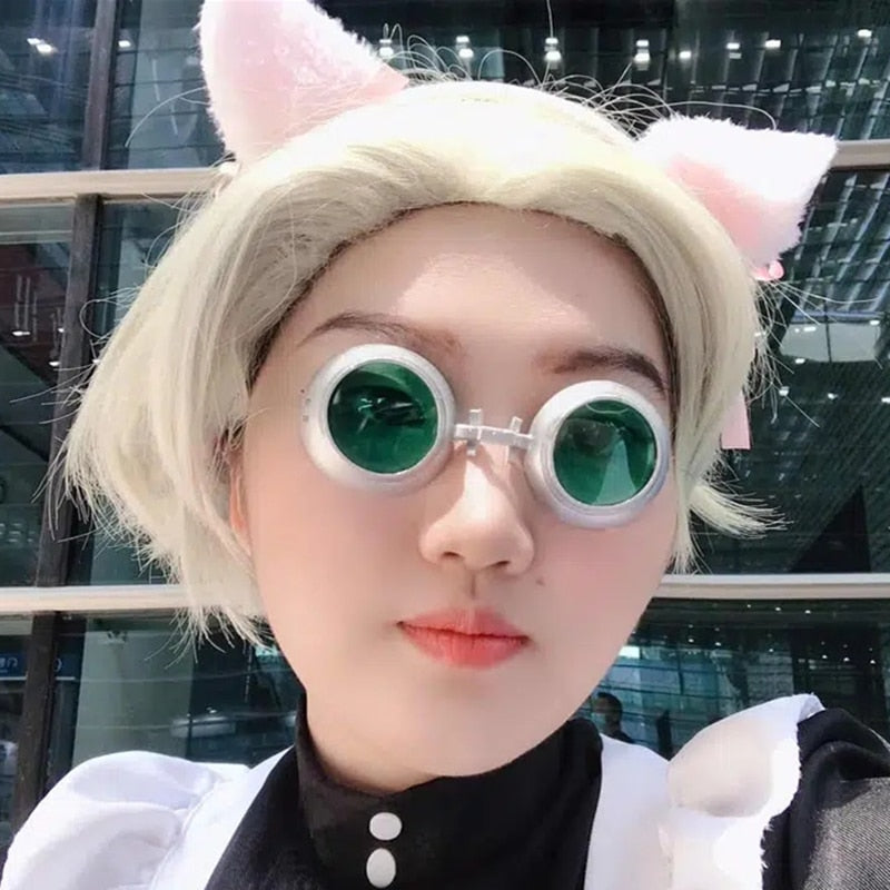 Anime Jujutsu Kaisen Cosplay Nanami Kento Glasses Punk Eyewear Sunglasses Adult Unisex Halloween Prop Accessories,  everythinganimee