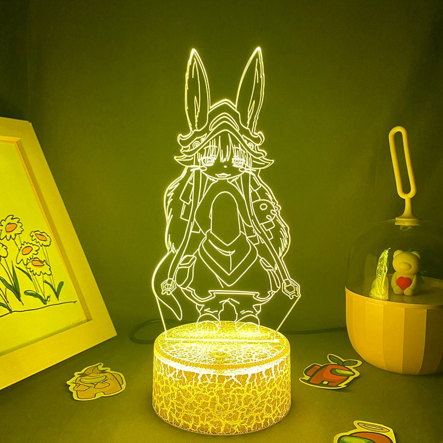 Made in Abyss Nanachi 3D LED Neon Lights
