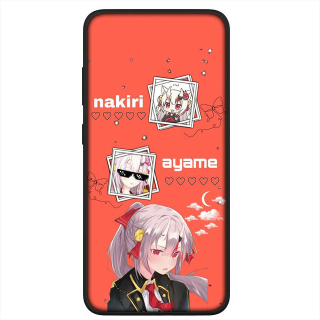 Hololive Nakiri Ayame Soft Cover for Samsung Galaxy A10 A20 A22 A30 A31 A32 A50 A51 A52 A53 A72 A33 A73 Phone Case