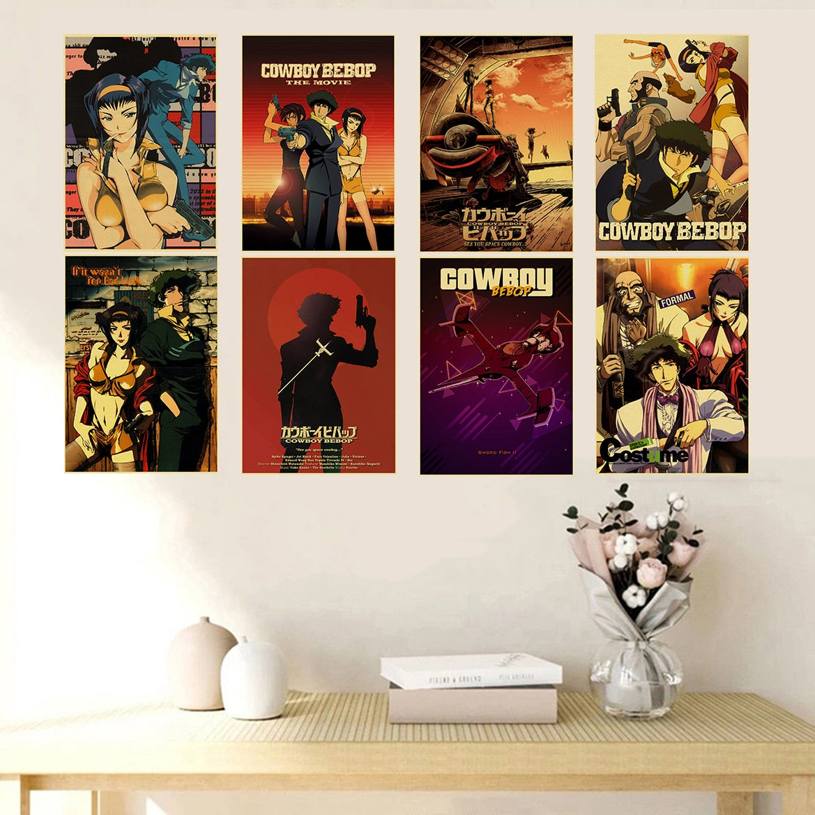 Cowboy Bebop Retro Posters (A4)
