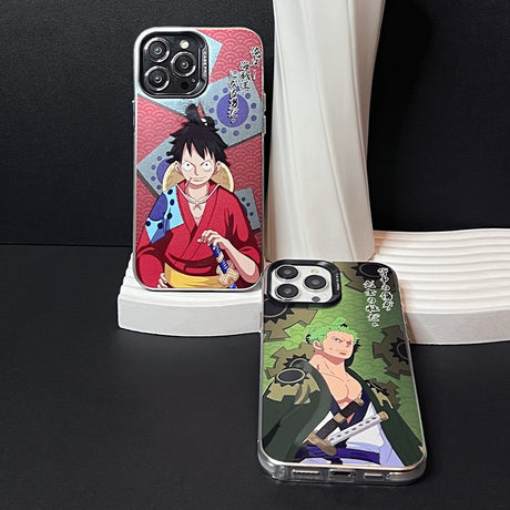 Cartoon Ones Pieces Luffies Roronoas Zoros Phone Cases For iPhone 14 13 12 11 Pro Max XR X XS Plus Anti-fall Cover, everythinganimee