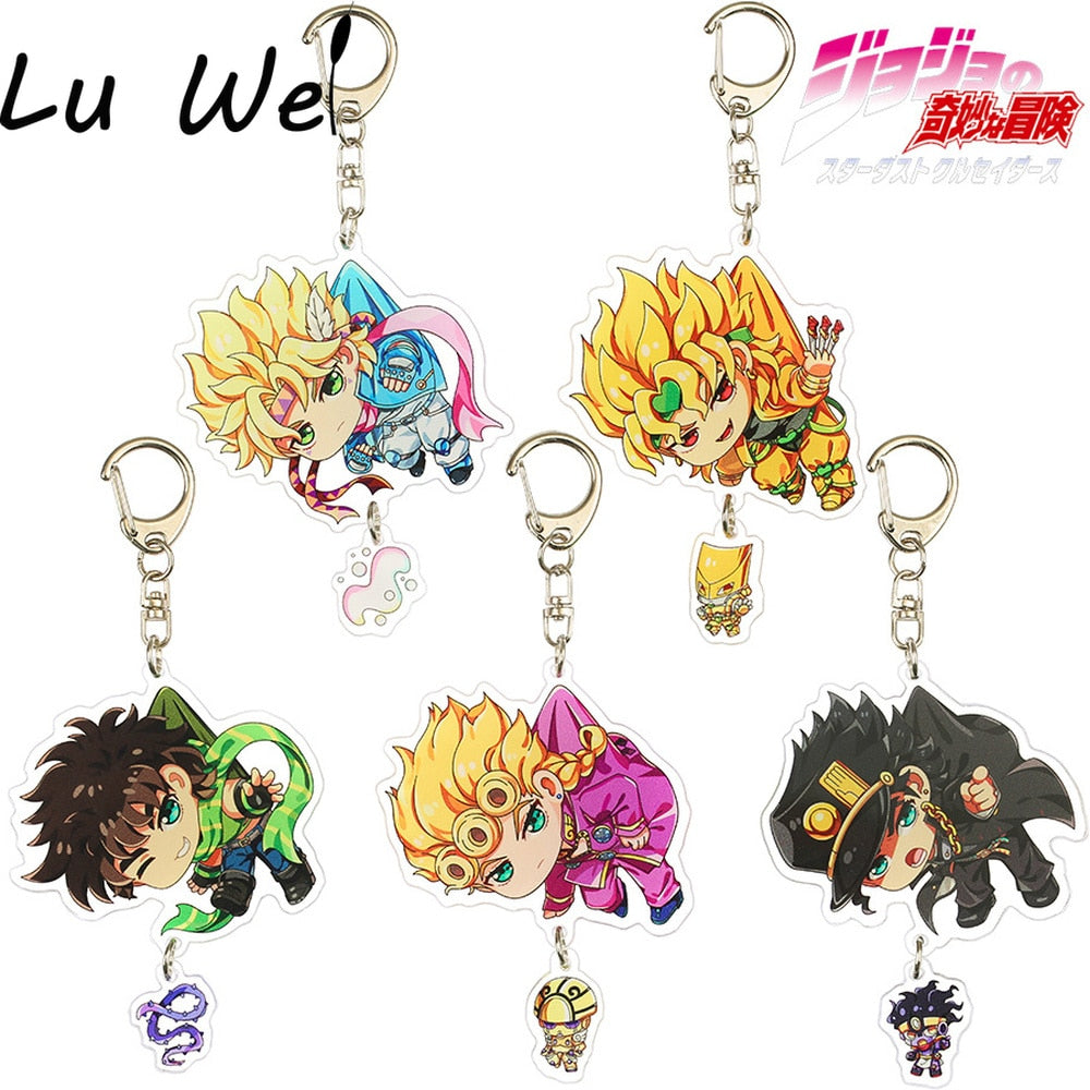 This keychains captures the magic of JoJo's. If you're looking for more JoJo's Bizarre merch, we have it all! Check out our anime merch now—free shipping!