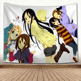 Anime Wall Hanging Tapestry Japan Kawaii New K-ON! Home Party Decorative Cartoon Game Photo Background Cloth Table, everything animee